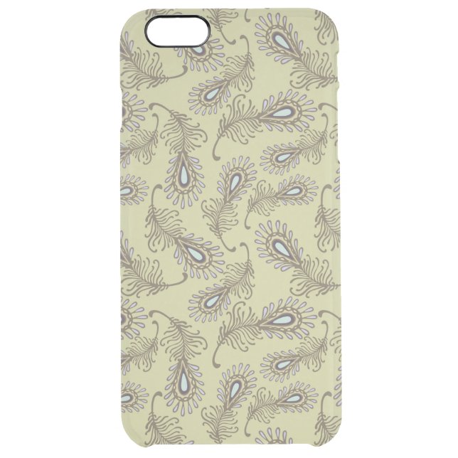 Feather Pattern Uncommon iPhone Case (Back)