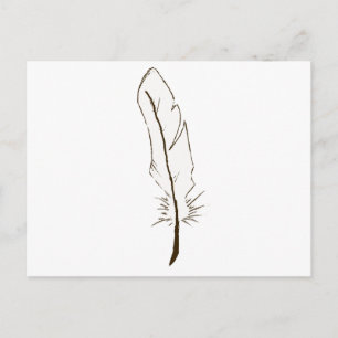 Feather Postcard