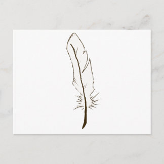 Feather Postcard