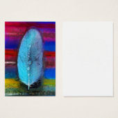Feather ,profile card (Front & Back)