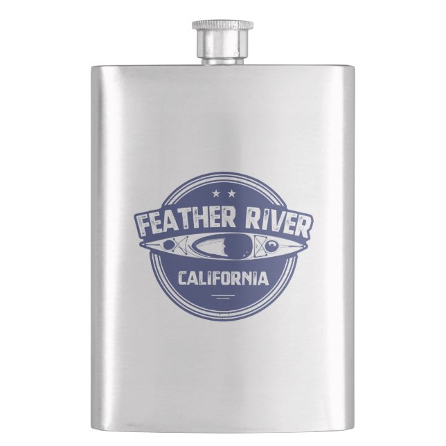 Feather River, California Flask (Front)