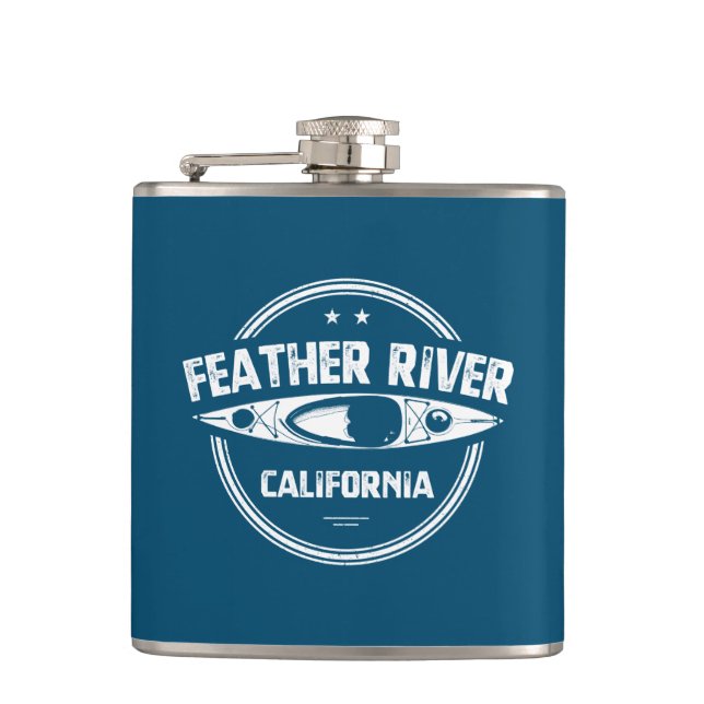 Feather River, California Flask (Front)