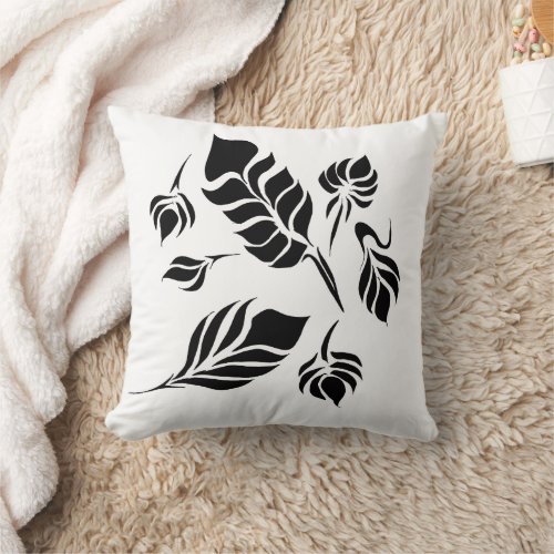 Feather Scatter Throw Pillow