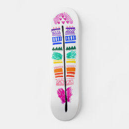 Feather Skateboard. Skateboard Deck