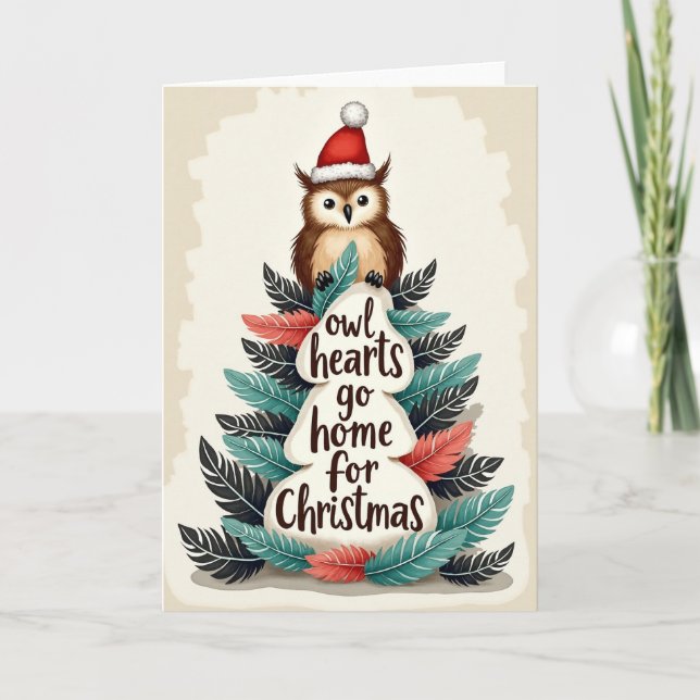 Feather Tree Holiday Card (Front)