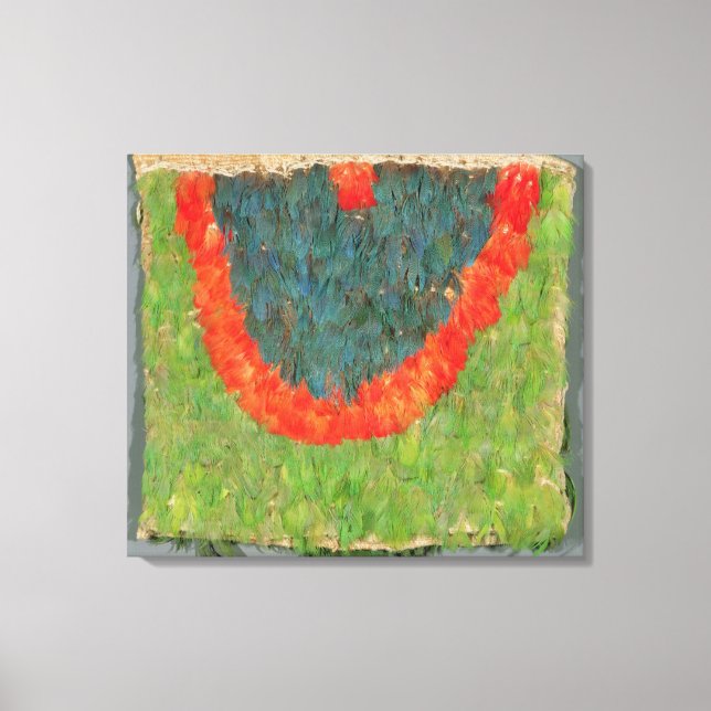 Feathered cape canvas print (Front)