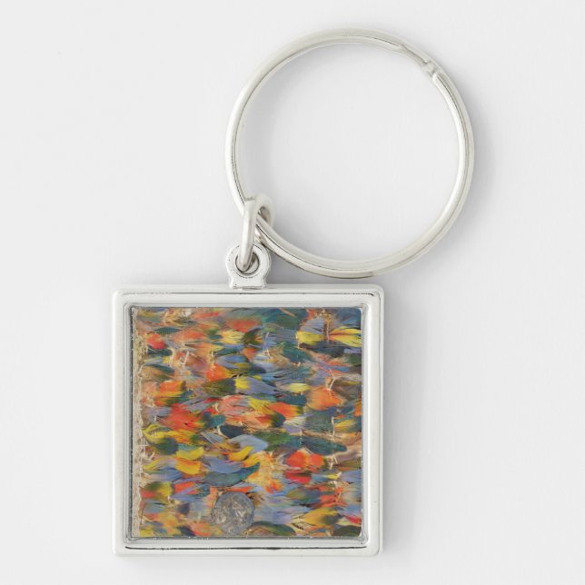 Feathered cape keychain (Front)