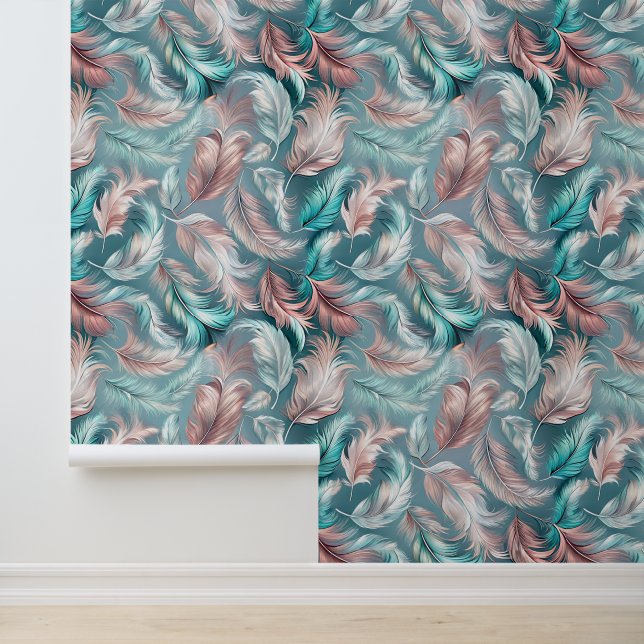 Feathered Elegance Wallpaper Wallpaper (Application)