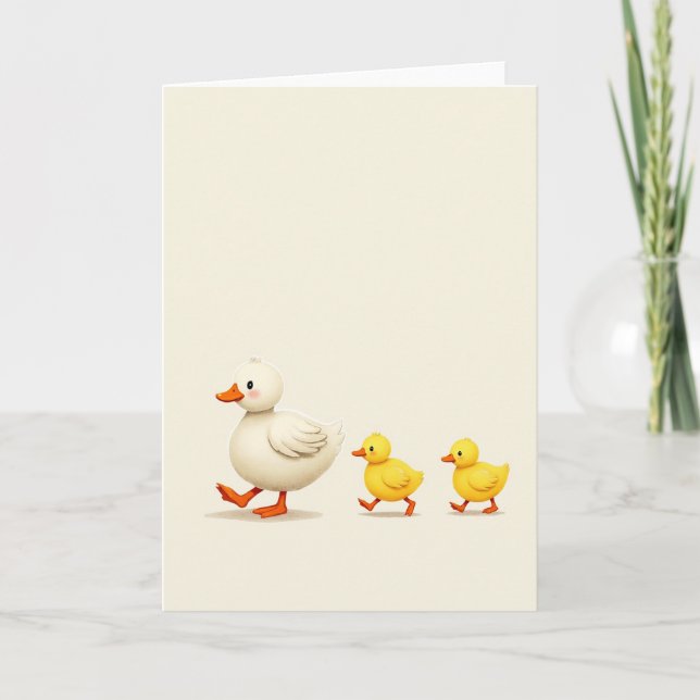 Feathered Family Sweet Card (Front)