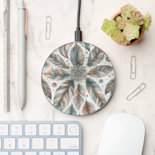 Feathered Flower Wireless Charger