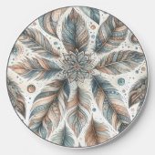 Feathered Flower Wireless Charger (Front)