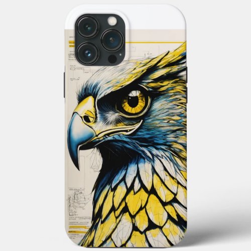 Feathered Freedom A Birds Flight Behind Your iP iPhone 13 Pro Max Case