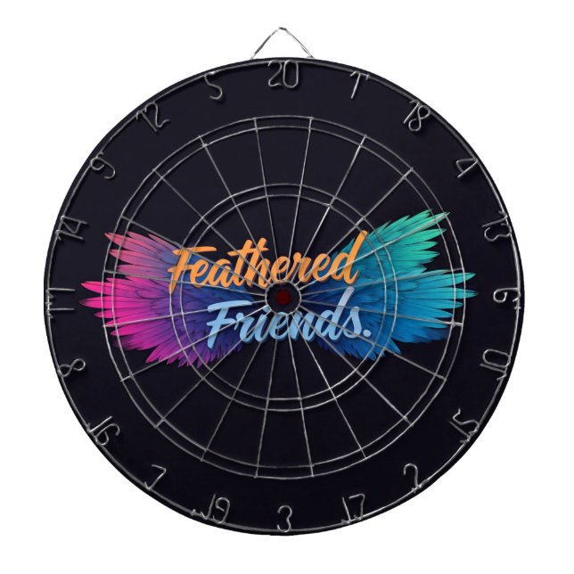 Feathered Friends  Dart Board (Front)