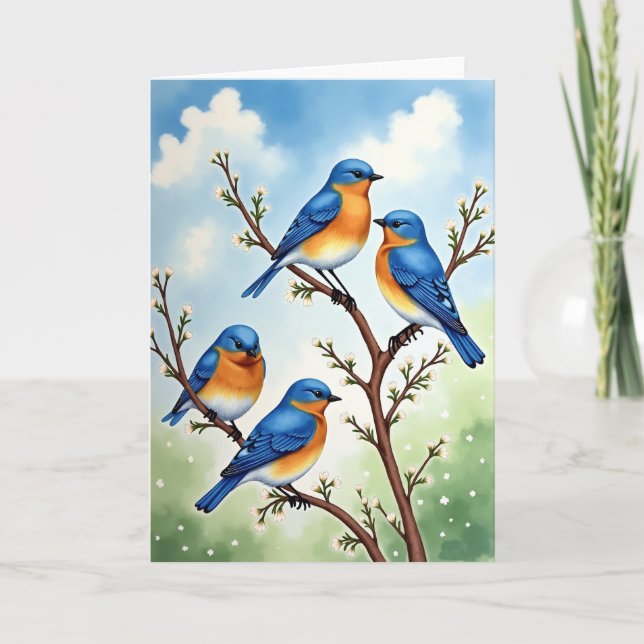 Feathered Friends Mothers Card (Front)