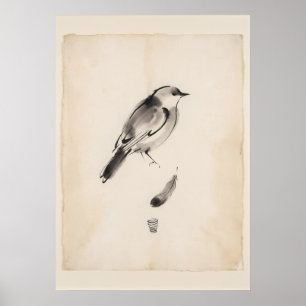Feathered Messenger Spirit Bird Wall Art