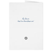 Feathered Paint Horse Card (Back)