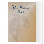 Feathered Paint Horse Card (Inside (Left))