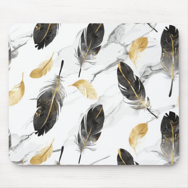 "Feathered Serenity Mouse Pad" Pad (Front)