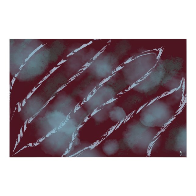 FEATHERED SMOKE  PHOTO PRINT (Front)