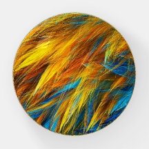 Feathering  Fractal Paperweight