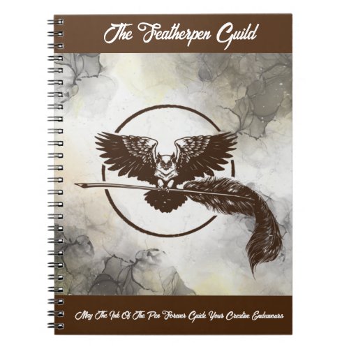 Featherpen Brown Notebook