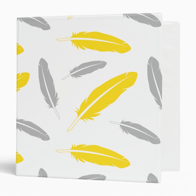 Feathers 3 Ring Binder (Front/Inside)