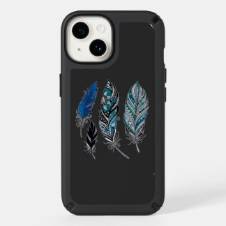 Feathers and colors dance speck iPhone 14 case