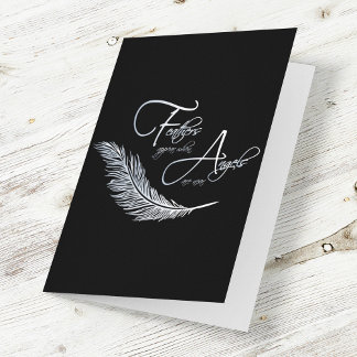 Feathers Appear When Angels Are Near Cards