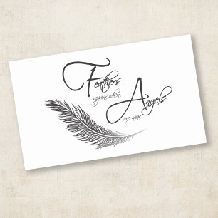 Feathers Appear When Angels Are Near Rectangular Sticker