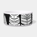 Feathers boho: black and white pattern bowl<br><div class="desc">Birds feathers boho seamless pattern in black and white. Tribal art ethnic repeating background texture, vintage style, monochrome. Clothing design, wallpaper, wrapping Tribal Fish Delight: Playful doodle fish swim in vibrant watercolor textures. Dive into marine wonder with a Doodle fishes pattern. A splash of underwater charm in every pixel. feather,...</div>