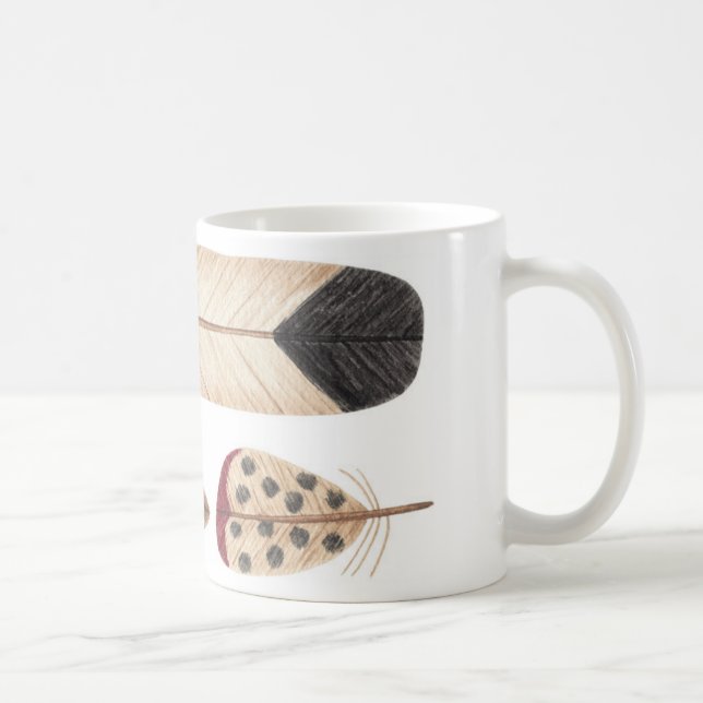Feathers Coffee Mug (Right)