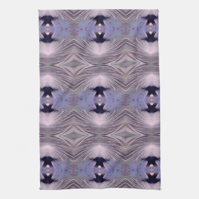 Feathers Diamond Pattern Towel (Vertical)
