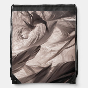 Feathers Drawstring Bag