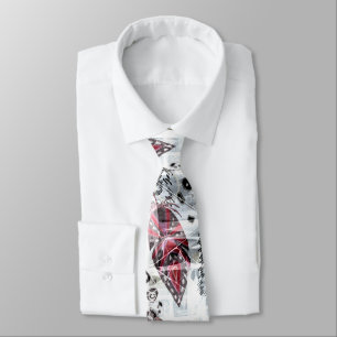 Feathers, ethnic, boho . neck tie
