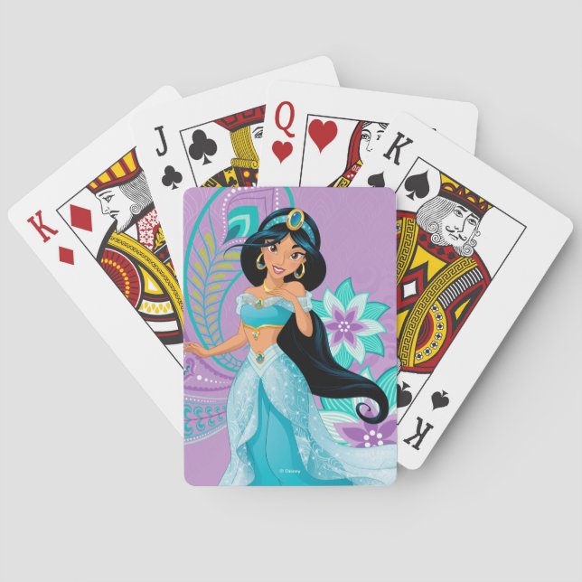 Feathers & Flowers Playing Cards (Back)