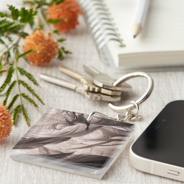 Feathers Keychain (Front Right)