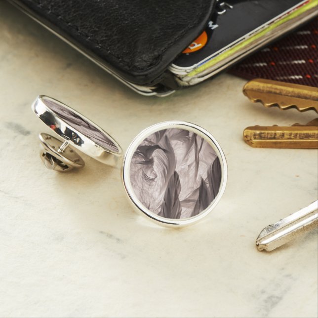 Feathers Lapel Pin (In Situ)