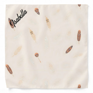 Feathers Luxury Popular Boho Collection Bandana