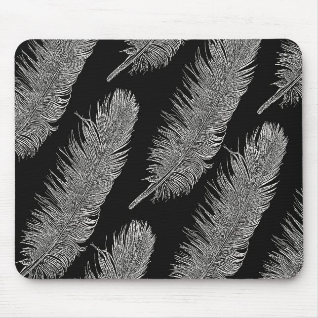 Feathers Mouse Pad (Front)