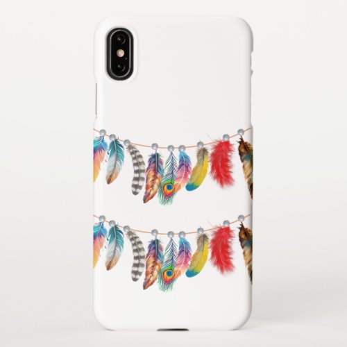 Feathers Native American   iPhone XS Max Case