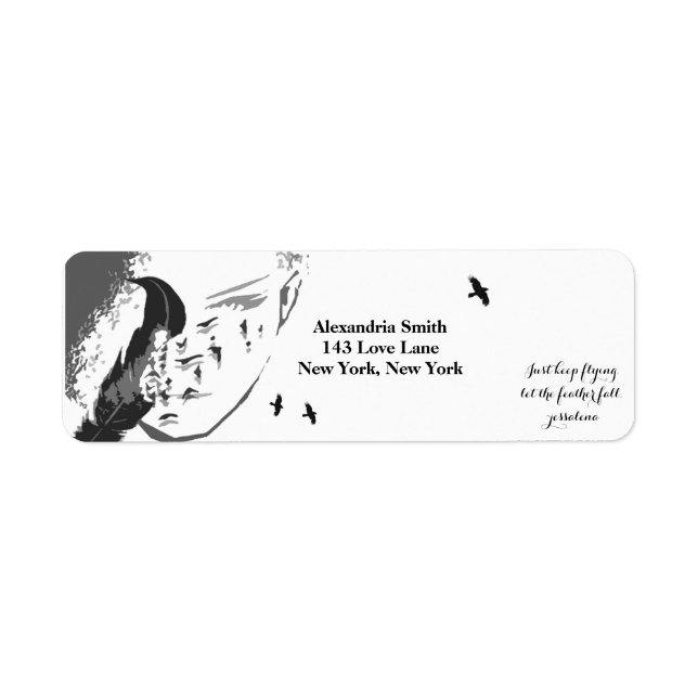 Feather's of Change Label (Front)