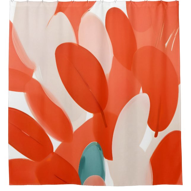 Feathers of different birds flock together shower curtain (Front)