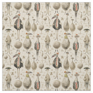 Feathers of Fancy: Whimsy Ostrich Fabric
