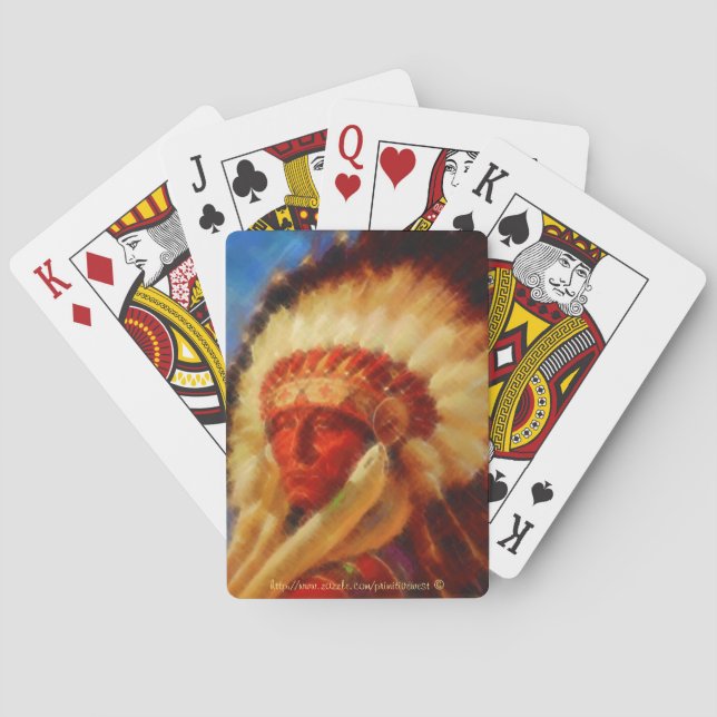 "Feathers" Poker Cards (Back)