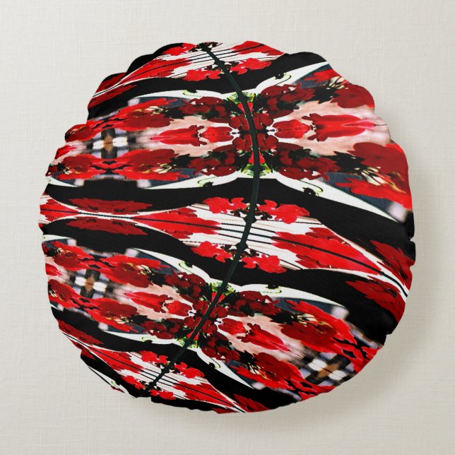 Feathers....... Round Pillow (Front)