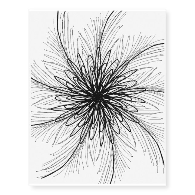 Feathers Temporary Tattoo (Front)