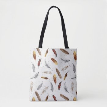 Feathers Tote Bag by marainey1 at Zazzle