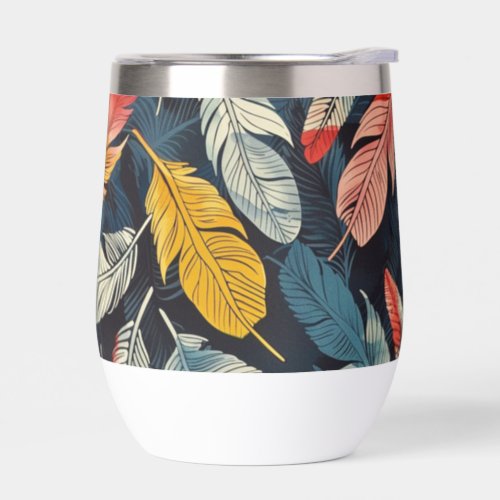 Feathers with Flair Thermal Wine Tumbler