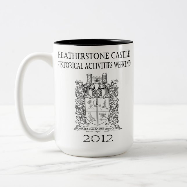 Featherstone Weekend 'Coat of Arms' Mug (Left)