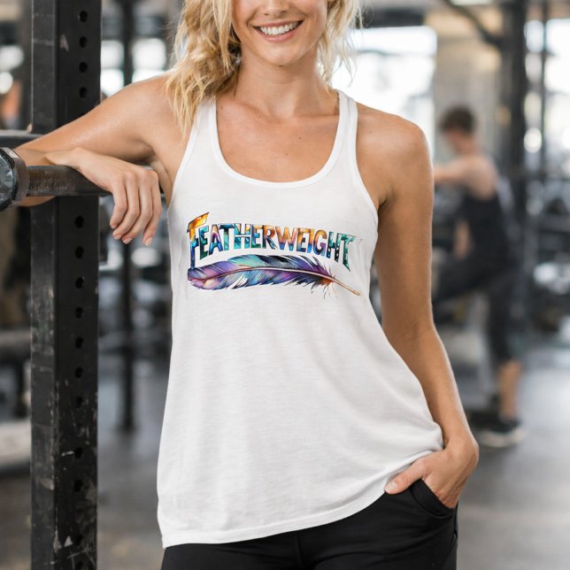 Featherweight Feather - MMA Boxing - Fitness Gym Tank Top (Creator Uploaded)